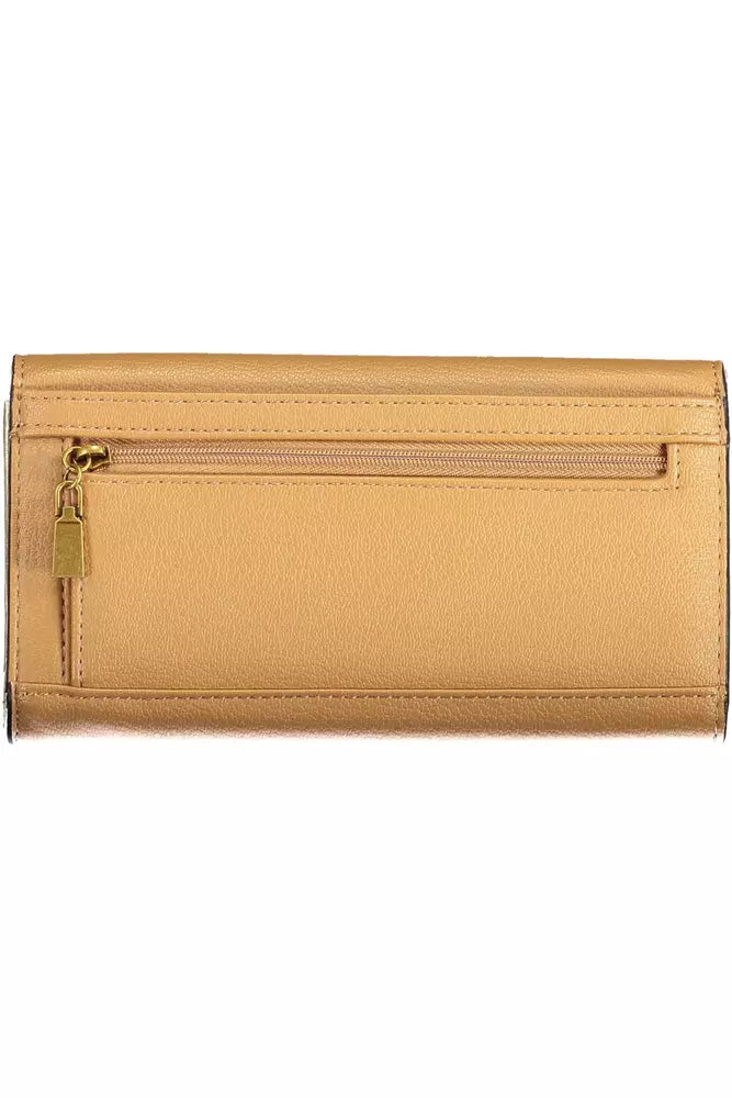 Guess Jeans Beige Polyethylene Women Wallet - KALAJ