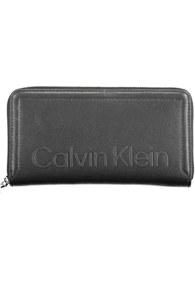 Calvin Klein Black Polyethylene Women Wallet - KALAJ