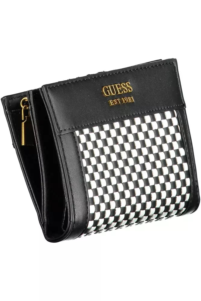 Guess Jeans Black Polyethylene Women Wallet - KALAJ