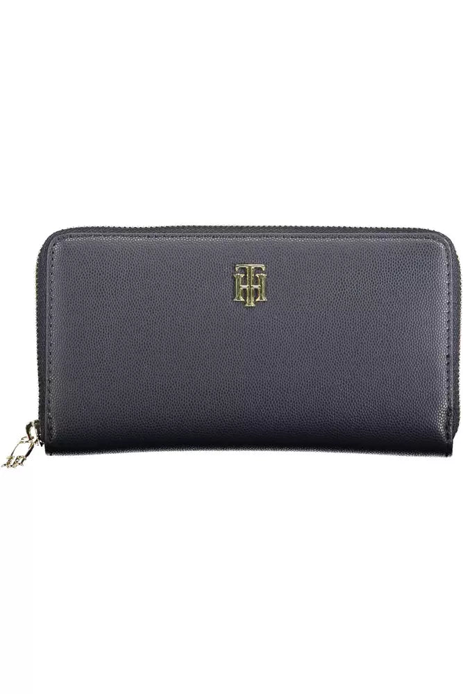 Tommy Hilfiger Blue Polyethylene Women Wallet - KALAJ