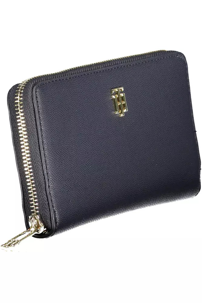 Tommy Hilfiger Blue Polyethylene Women Wallet - KALAJ