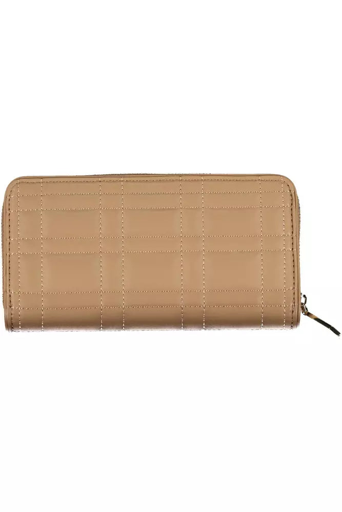 Calvin Klein Beige Polyester Women Wallet - KALAJ