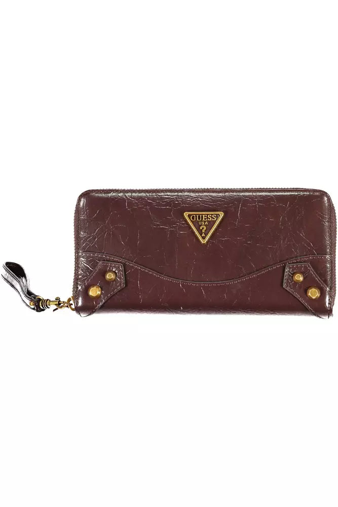 Guess Jeans Brown Polyethylene Women Wallet - KALAJ