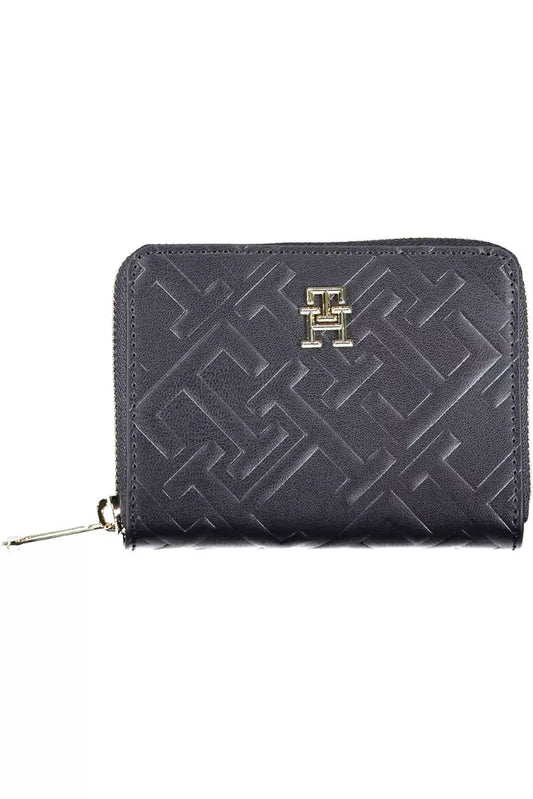 Tommy Hilfiger Blue Polyethylene Women Wallet - KALAJ