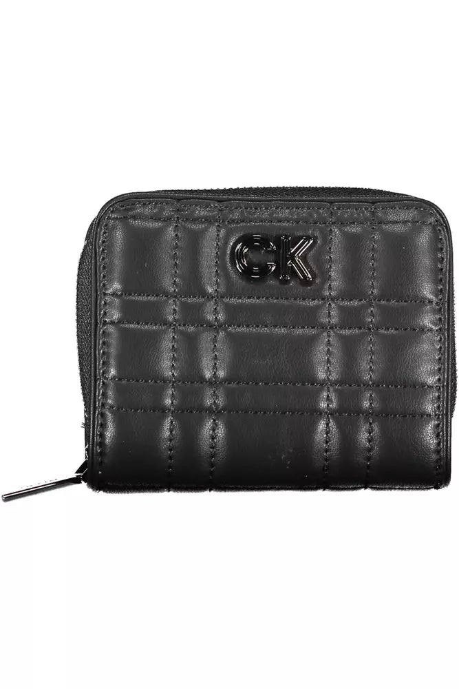 Calvin Klein Black Polyester Women Wallet - KALAJ