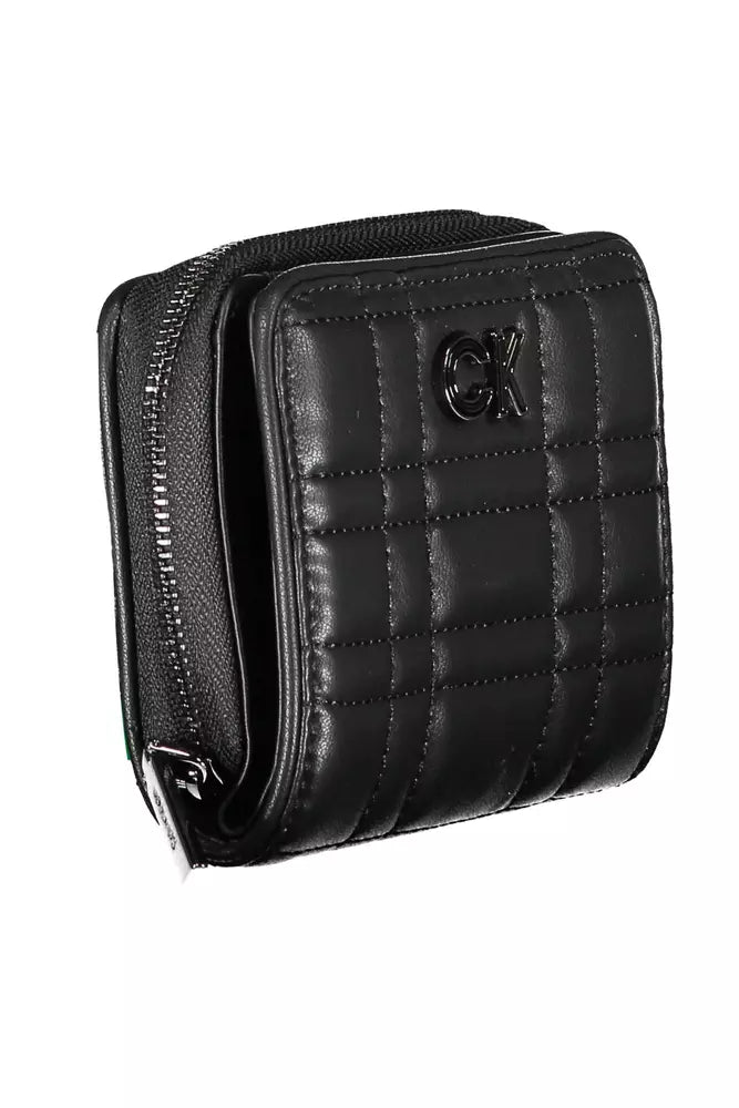 Calvin Klein Black Polyester Women Wallet - KALAJ