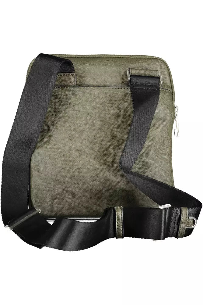 Guess Jeans Green Polyamide Men Shoulder Bag - KALAJ