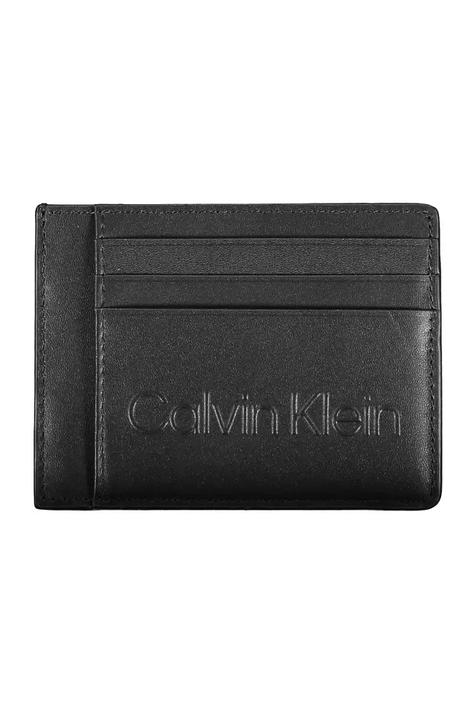 Calvin Klein Black Polyethylene Men Wallet - KALAJ