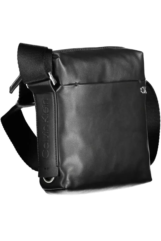 Calvin Klein Black Polyester Men Shoulder Bag - KALAJ