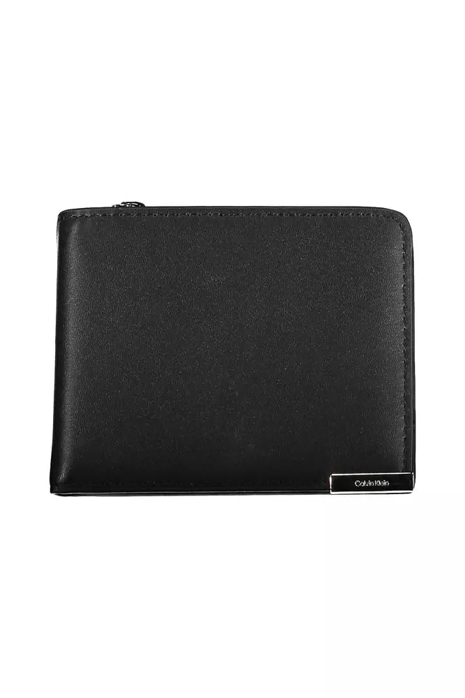 Calvin Klein Black Polyethylene Men Wallet - KALAJ