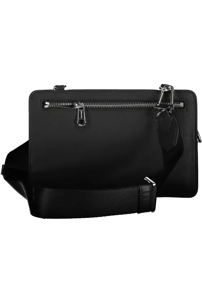 Calvin Klein Black Polyester Men Shoulder Bag - KALAJ