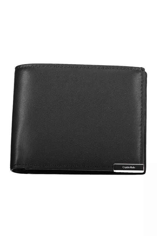 Calvin Klein Black Polyethylene Men Wallet - KALAJ