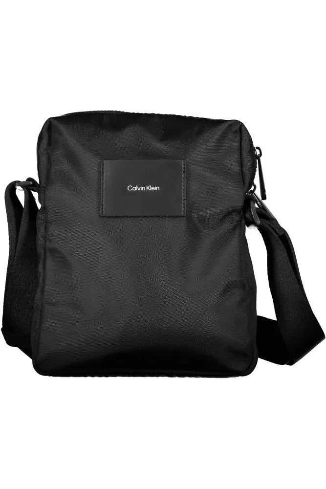 Calvin Klein Black Polyester Men Shoulder Bag - KALAJ