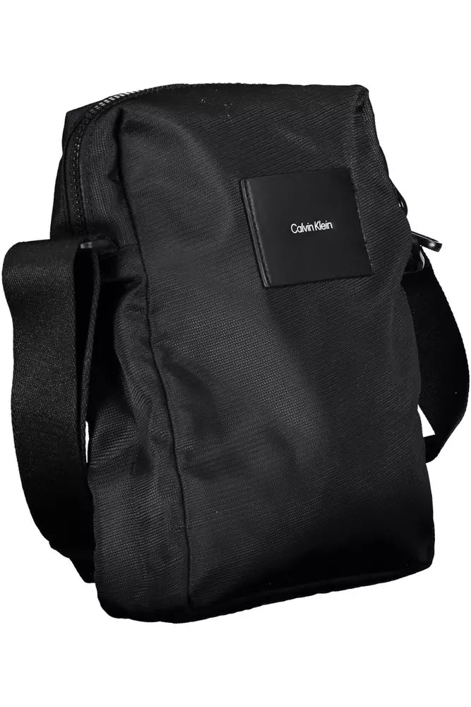 Calvin Klein Black Polyester Men Shoulder Bag - KALAJ