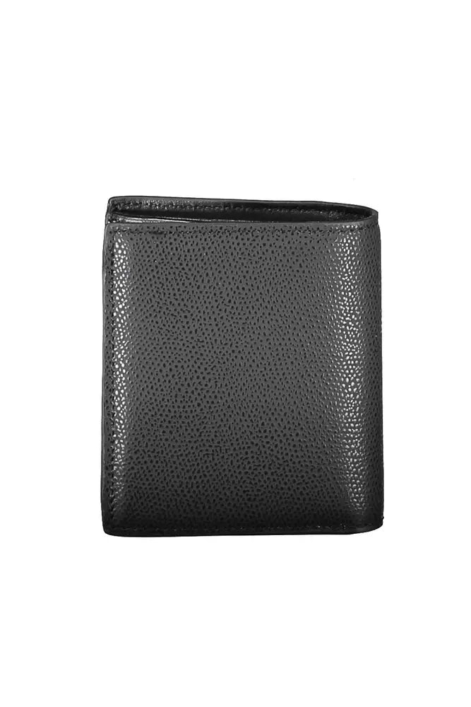 Tommy Hilfiger Black Leather Men Wallet - KALAJ