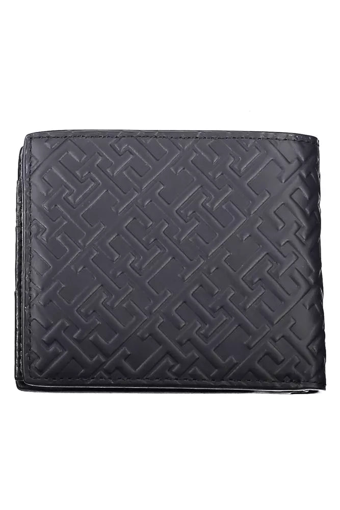 Tommy Hilfiger Blue Leather Men Wallet - KALAJ