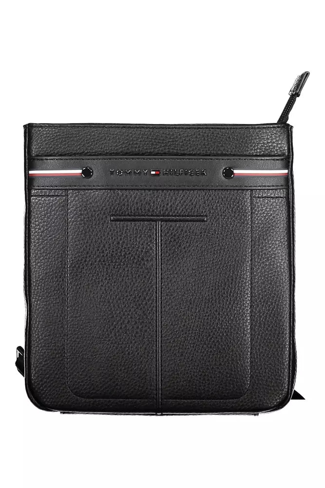 Tommy Hilfiger Black Polyethylene Men Shoulder Bag - KALAJ