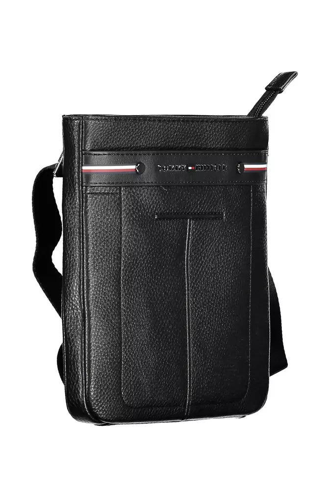 Tommy Hilfiger Black Polyethylene Men Shoulder Bag - KALAJ