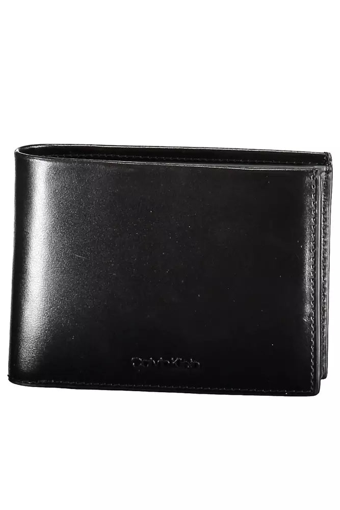 Calvin Klein Black Leather Men Wallet - KALAJ