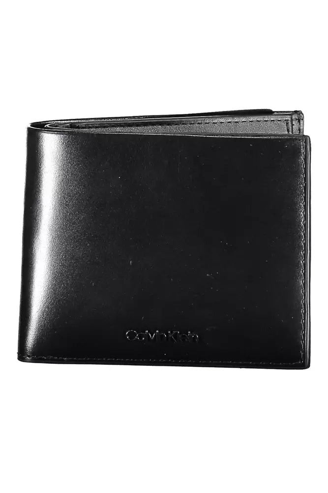 Calvin Klein Black Leather Men Wallet - KALAJ