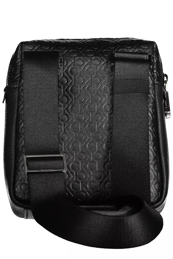 Calvin Klein Black Polyester Men Shoulder Bag - KALAJ