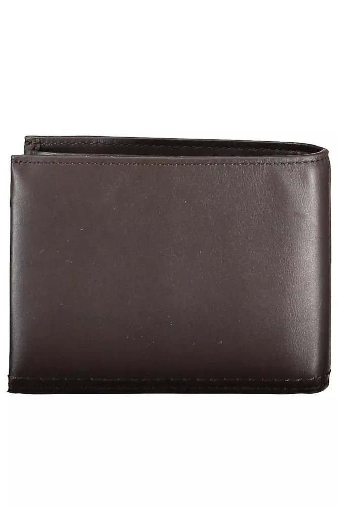 Calvin Klein Brown Leather Men Wallet - KALAJ