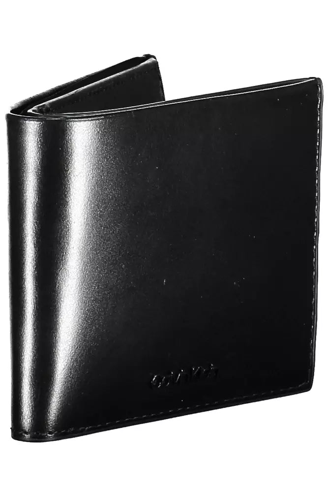 Calvin Klein Black Leather Men Wallet - KALAJ