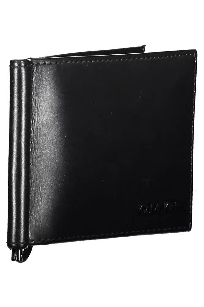 Calvin Klein Black Leather Men Wallet - KALAJ