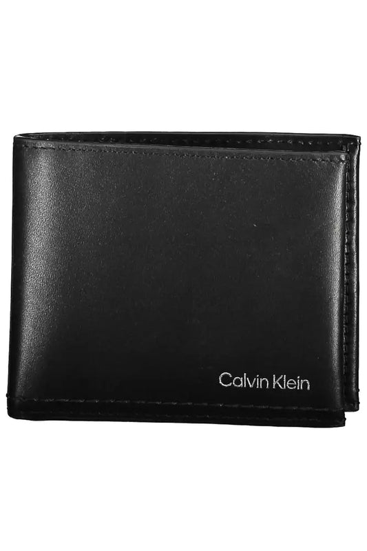 Calvin Klein Black Leather Men Wallet - KALAJ