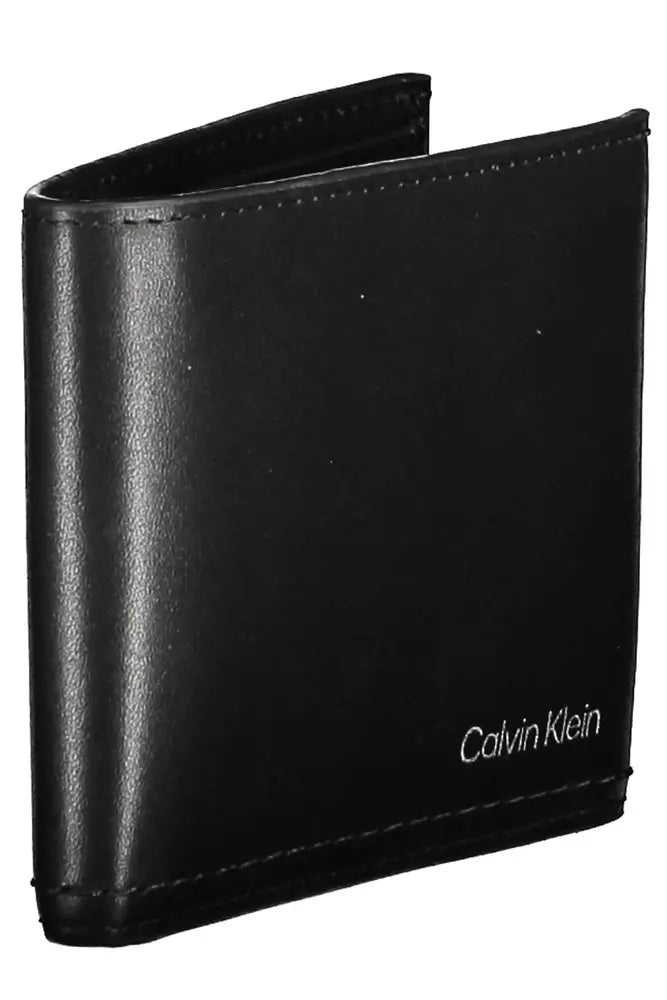 Calvin Klein Black Leather Men Wallet - KALAJ