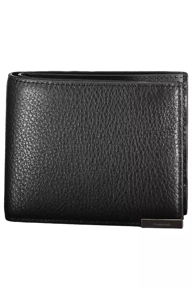 Calvin Klein Black Leather Men Wallet - KALAJ