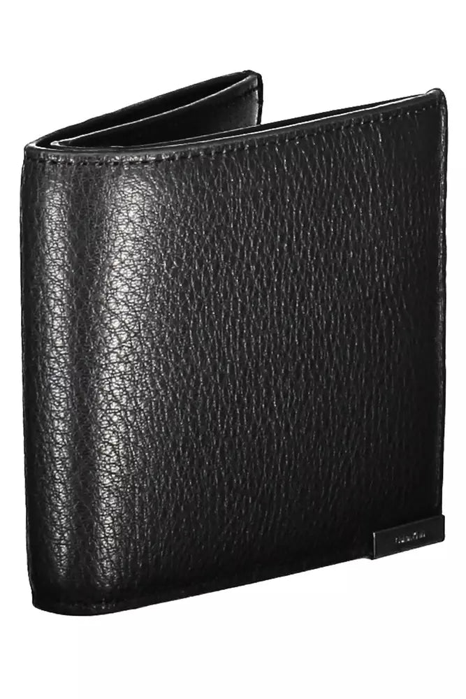 Calvin Klein Black Leather Men Wallet - KALAJ