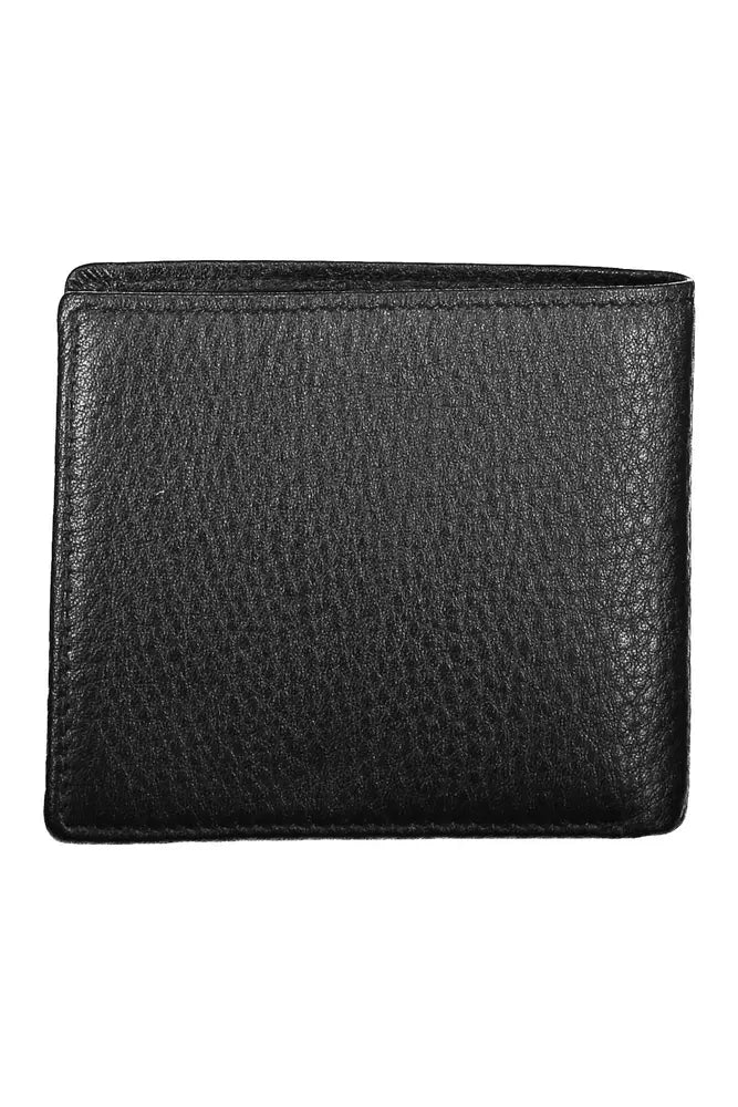 La Martina Black Leather Men Wallet - KALAJ