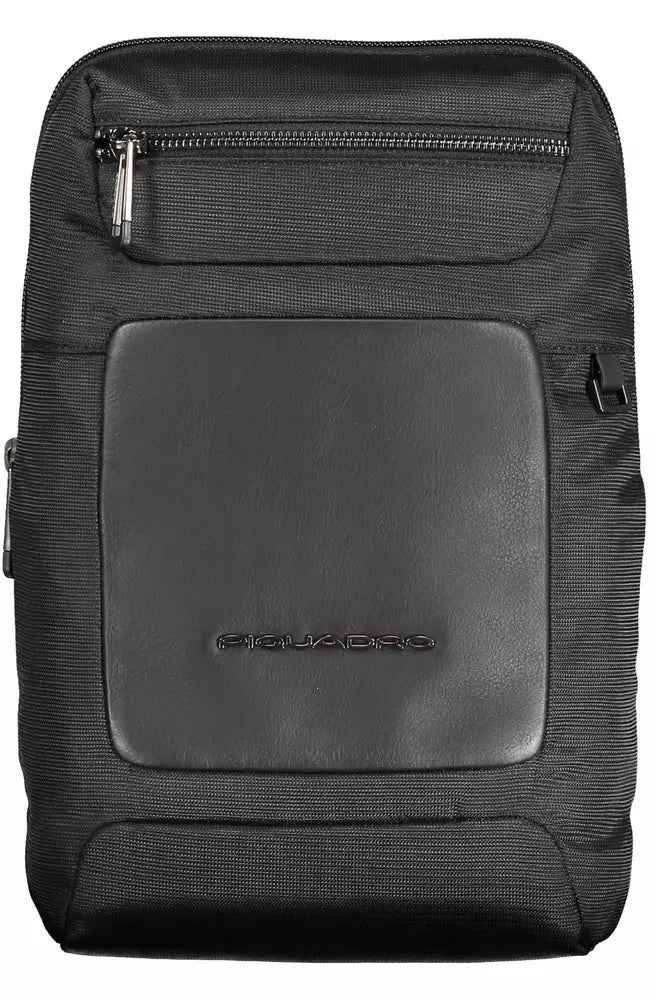 Piquadro Black RPET Men Shoulder Bag - KALAJ