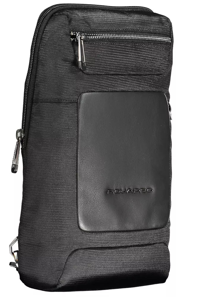 Piquadro Black RPET Men Shoulder Bag - KALAJ