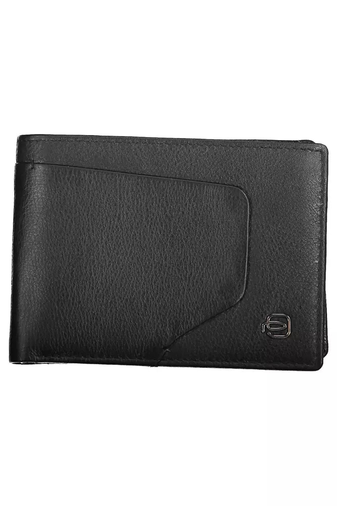 Piquadro Black Leather Mens Wallet - KALAJ