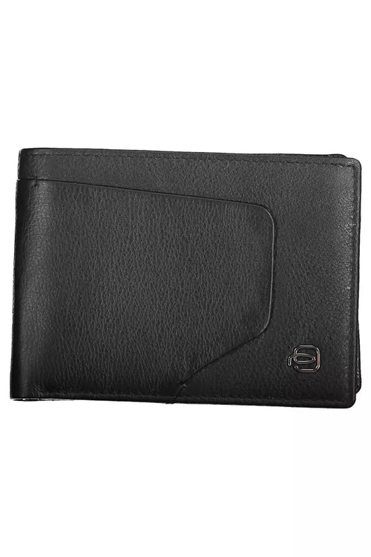 Piquadro Black Leather Mens Wallet - KALAJ