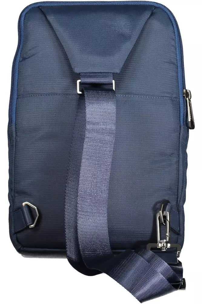 Piquadro Blue Recycled Men Shoulder Bag - KALAJ