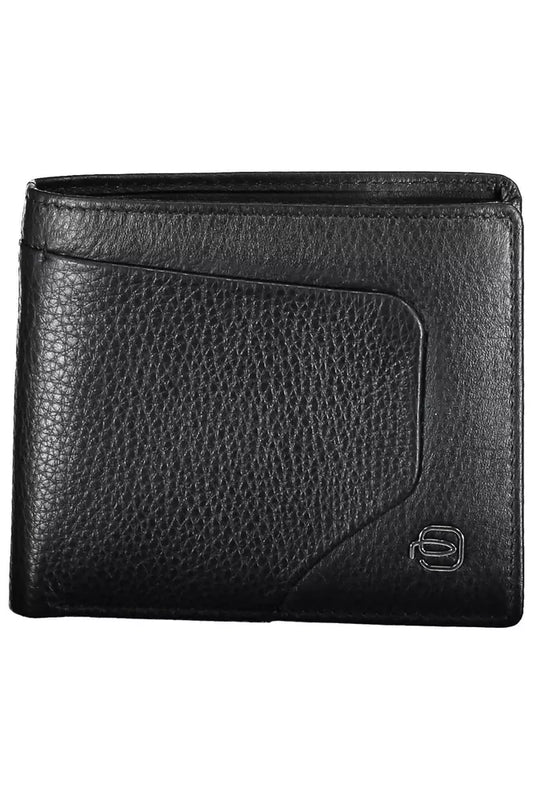 Piquadro Black Leather Men Wallet - KALAJ