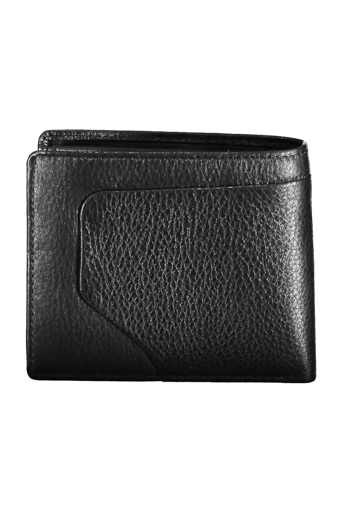 Piquadro Black Leather Men Wallet - KALAJ