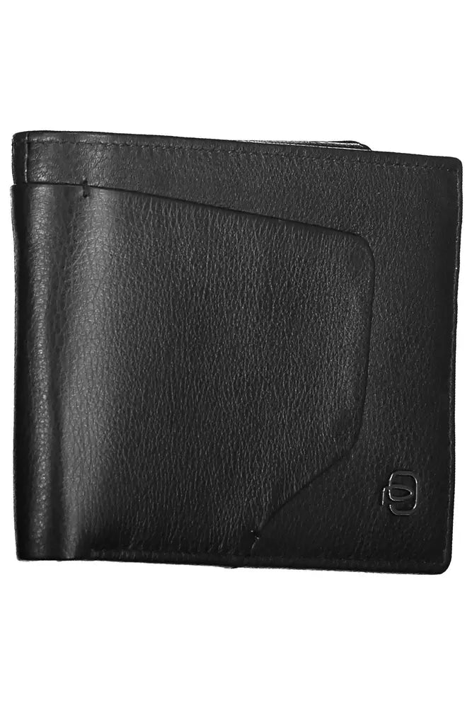 Piquadro Black Leather Mens Wallet - KALAJ