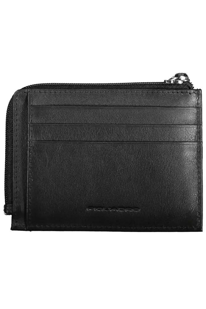 Piquadro Black Leather Men Wallet - KALAJ