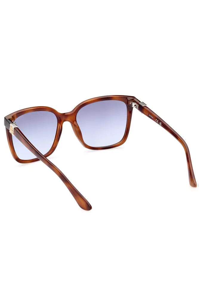 Guess Jeans Brown Injected Women Sunglass