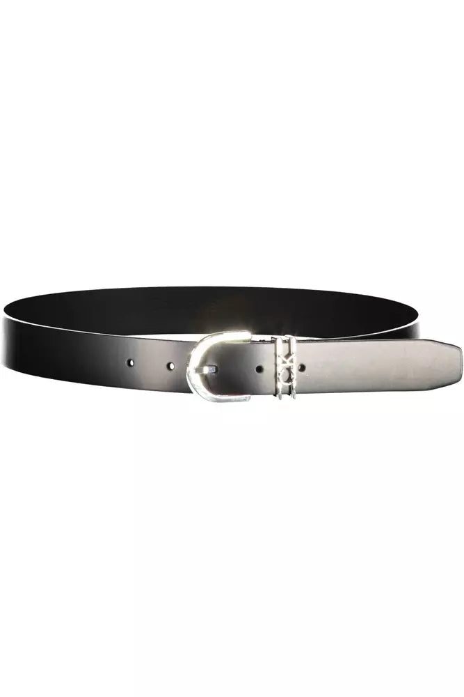 Calvin Klein Black Leather Women Belt - KALAJ