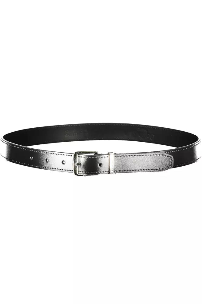 Calvin Klein Black Leather Women Belt - KALAJ