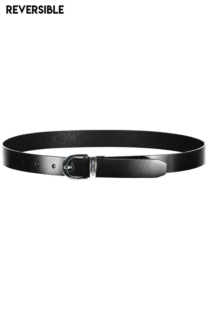 Calvin Klein Black Polyester Women Belt - KALAJ