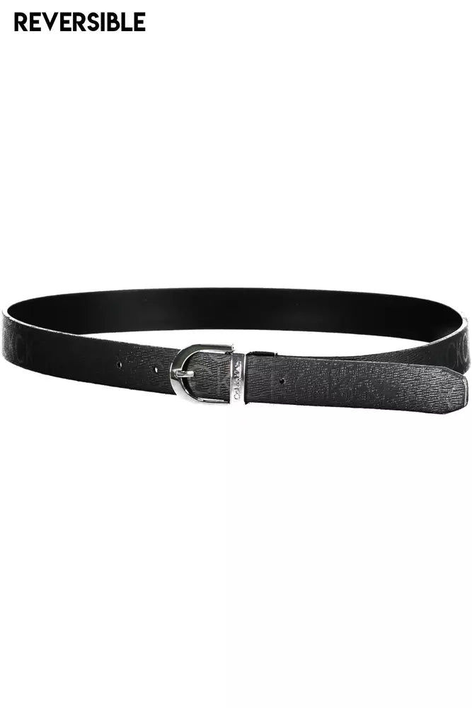 Calvin Klein Black Polyester Women Belt - KALAJ