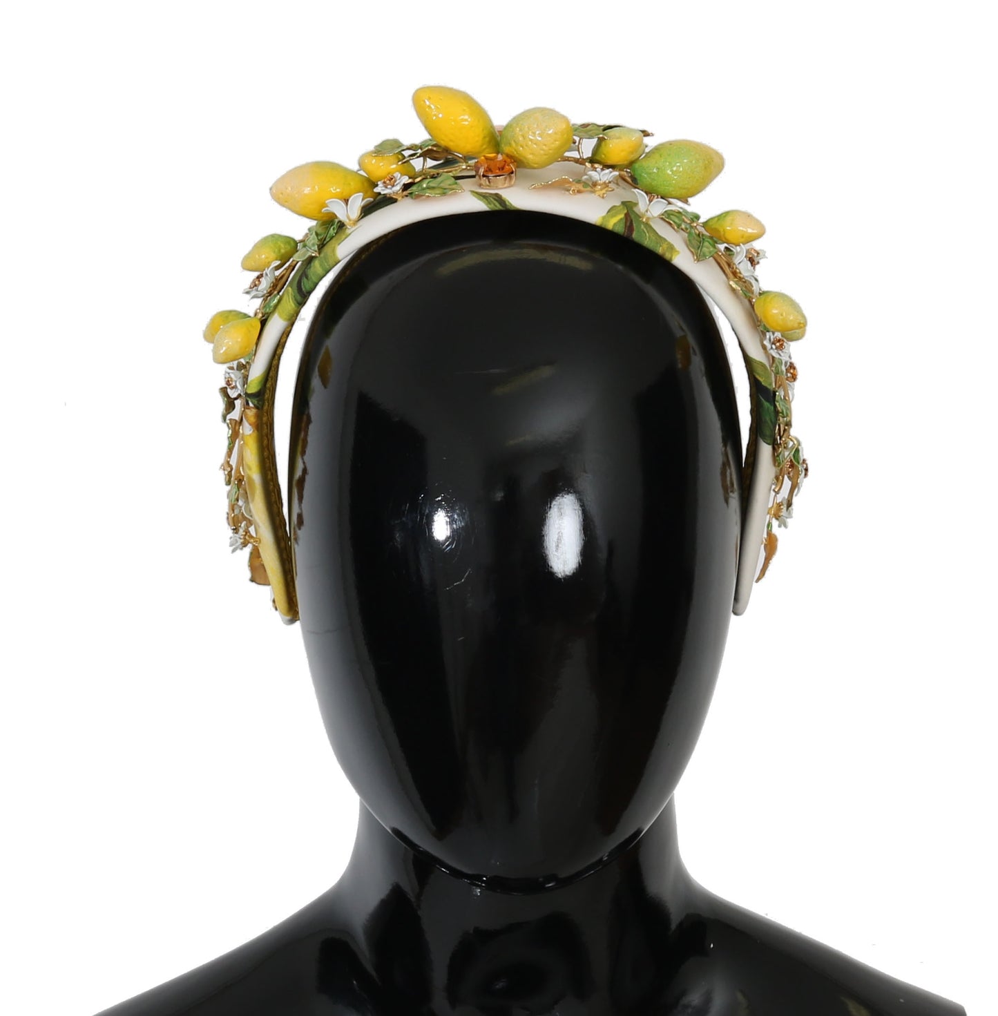 Dolce & Gabbana Sicilian Lemon Crystal Diadem Tiara - KALAJ