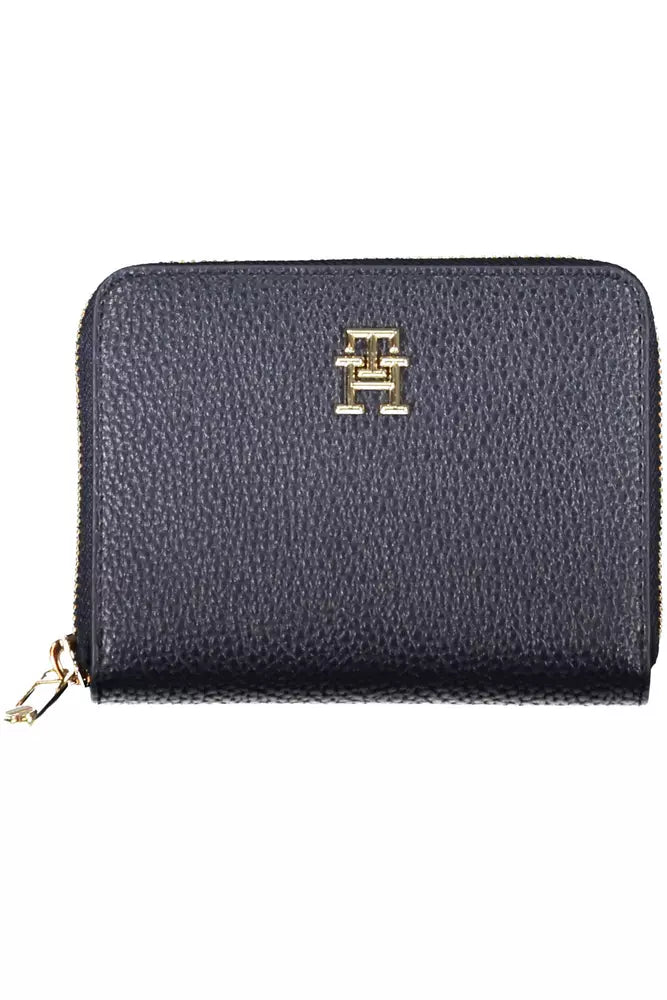 Tommy Hilfiger Blue Polyethylene Women Wallet - KALAJ