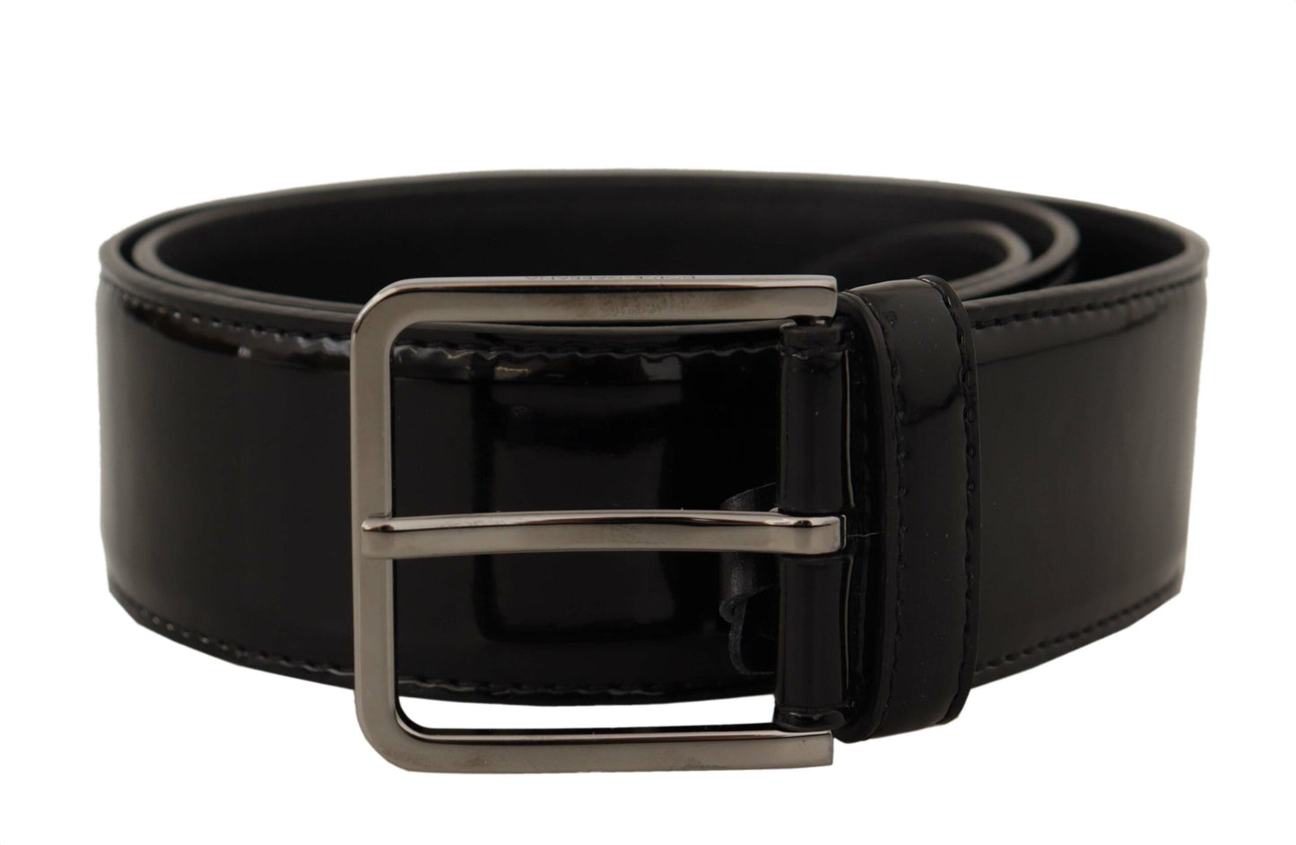 Dolce & Gabbana Elegant Black Leather Belt - KALAJ